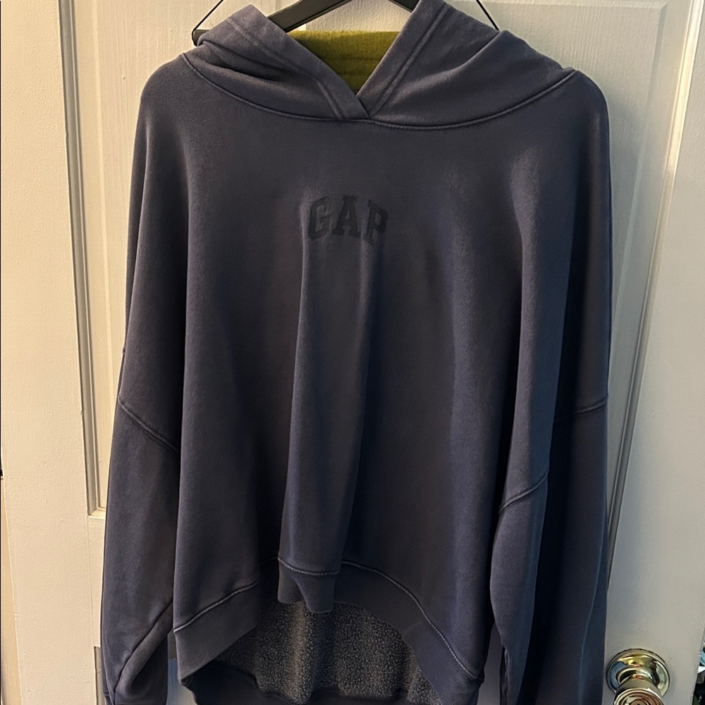NWT GAP vintage soft cropped hoodie - Navy XL